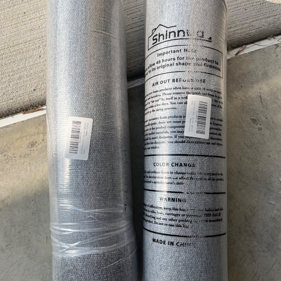 3 Gray Chair Cushion - Picture 3 of 3